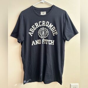 Men’s Abercrombie and Fitch Black Logo Shirt L